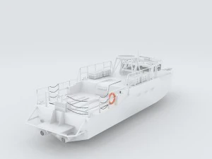 vehicle yacht 3D Model