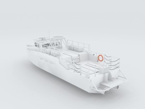 vehicle yacht Model 3D