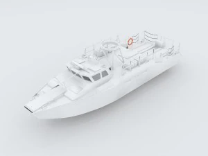 vehicle yacht 3D Model