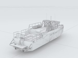 vehicle yacht Model 3D