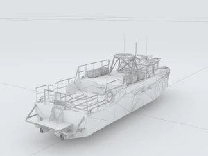 vehicle yacht 3D Model