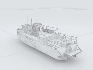 vehicle yacht 3D Model
