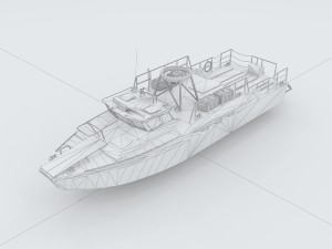 vehicle yacht Model 3D