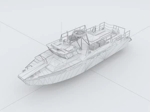 vehicle yacht 3D Model
