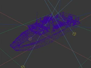 vehicle yacht 3D Model