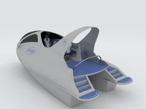 vehicle yacht 3D Model
