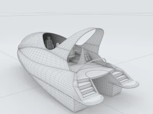 vehicle yacht 3D Model