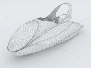 vehicle yacht 3D Model