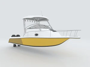 vehicle yacht 15162 3D Model