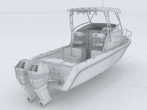 vehicle yacht 15162 3D Model