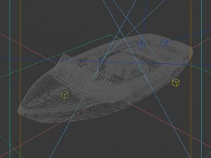 vehicle yacht 15166 3D Model