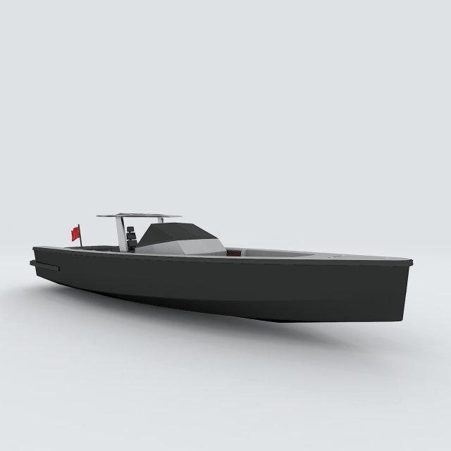 vehicle yacht 15504 3D Model .c4d .max .obj .3ds .fbx .stl .blend 