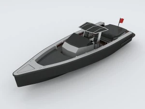 vehicle yacht 15504 3D Model