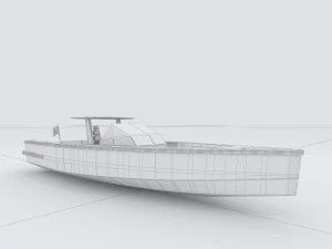 vehicle yacht 15504 3D Model