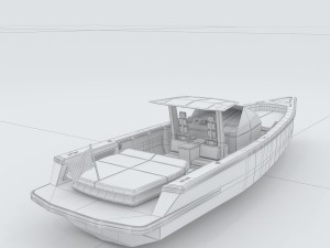 vehicle yacht 15504 3D Model