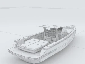vehicle yacht 15504 3D Model