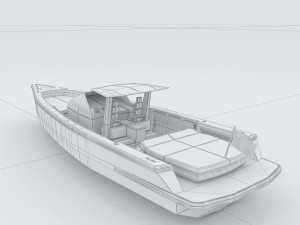 vehicle yacht 15504 3D Model