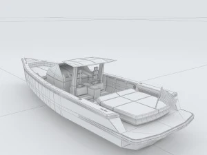 vehicle yacht 15504 3D Model