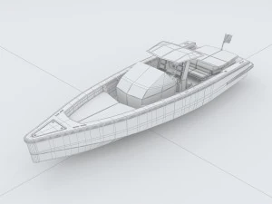 vehicle yacht 15504 3D Model