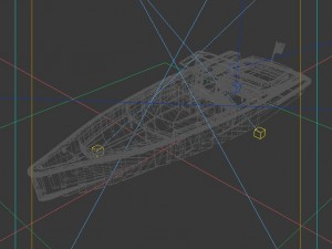 vehicle yacht 15504 3D Model