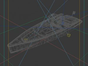 vehicle yacht 15504 3D Model