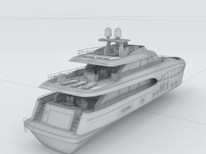 vehicle yacht 15505 3D Model