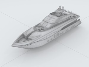 vehicle yacht 15505 3D Model