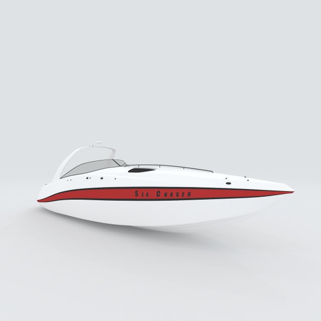vehicle yacht 15507 3D 모델 .c4d .max .obj .3ds .fbx .stl .blend 