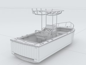 vehicle yacht 15508 3D Model