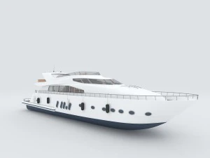 ve&iacute;culo iate 15509 Modelo 3D