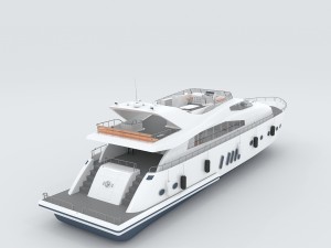 vehicle yacht 15509 Model 3D