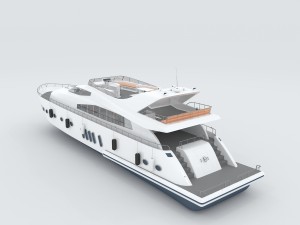 vehicle yacht 15509 Model 3D