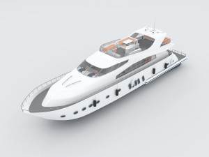 vehicle yacht 15509 Model 3D