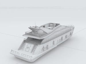 vehicle yacht 15509 Model 3D