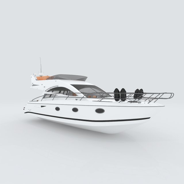 vehicle yacht 15510 3Dモデル .c4d .max .obj .3ds .fbx .stl .blend 