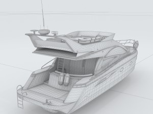 vehicle yacht 15510 3Dモデル