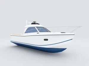 vehicle yacht 35601 3D Model