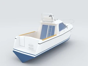 vehicle yacht 35601 3D Model