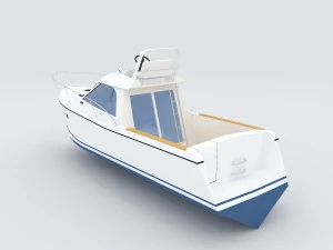 vehicle yacht 35601 3D Model
