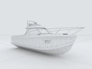 vehicle yacht 35601 3D Model
