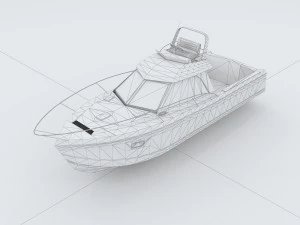 vehicle yacht 35601 3D Model