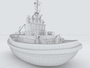 vehicle yacht 58527 3D Model