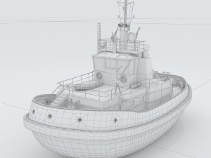 vehicle yacht 58527 3D Model