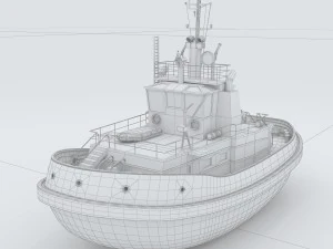 vehicle yacht 58527 3D Model