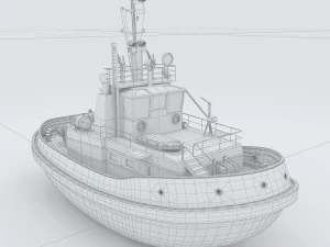 vehicle yacht 58527 3D Model