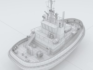 vehicle yacht 58527 3D Model