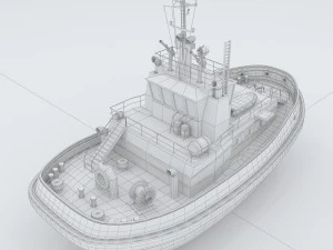 vehicle yacht 58527 3D Model