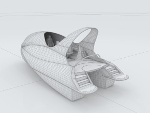 vehicle yacht d1413 Modèle 3D