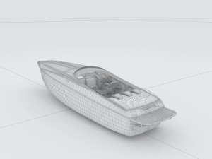 vehicle yacht d1414 3Dモデル