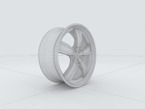 vehicles - automobile wheel rims 01 3D 模型